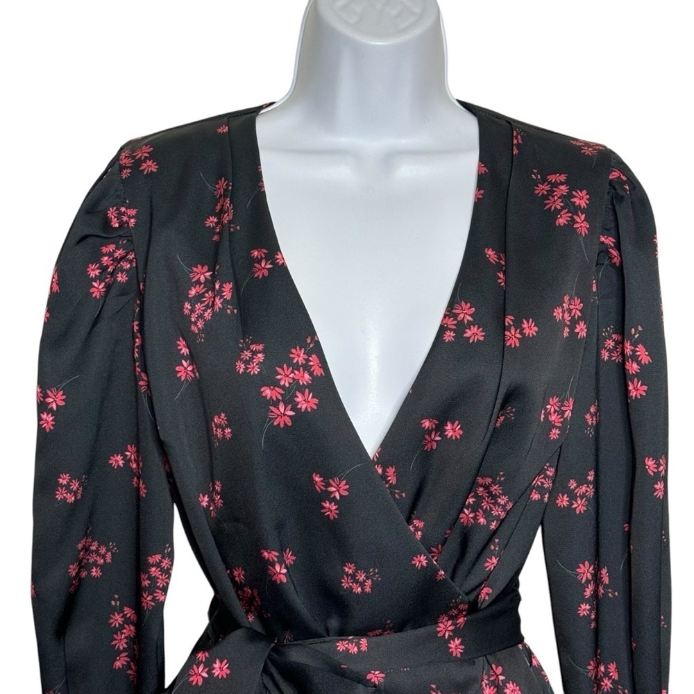 KEEPSAKE The Label Floral Print Wrap Blouse SZ. S - Picture 3 of 14